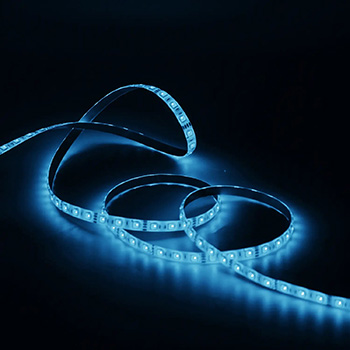 led лента Gauss LED 5050/60-SMD 14.4W 12V DC Black - холодный белый цвет свечения