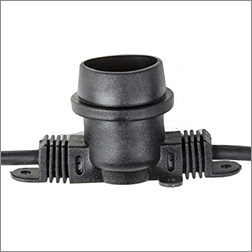 гирлянда Uniel UDL-K121 10/E27/5M 5C IP65 Black Belt-Light - изоляция из каучука