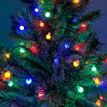 led гирлянда-нить 5м ENIN-15BM "Эра" - пример использования