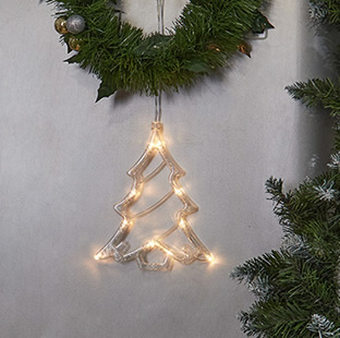 led елочка Uniel UL-00007254 на присоске с подвесом - пример использования