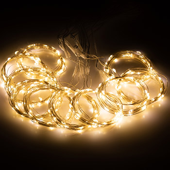 led гирлянда-занавес "Эра" ЕGNIG-ZW - цвет свечения теплый белый