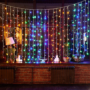 led гирлянда Uniel ULD-C2030-240/TWK Multi IP67 - цвет свечения мультиколор