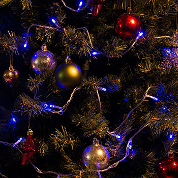 led гирлянда Uniel ULD-S0500-050/DTA Blue IP20 - пример использования