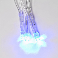 led гирлянда Uniel ULD-S0500-050/DTA Blue IP20 - прозрачный провод ПВХ