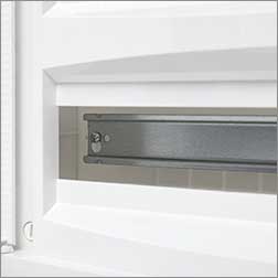 корпус навесной EKF PROxima ux-4x12-nw Unix - DIN-рейки в комплекте