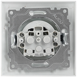 розетка 1-местная EKF EWR10-022-10 "Валенсия" - вид с тыльной стороны