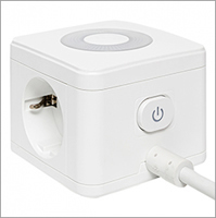 удлинитель 2-местный 1,3м EKF UBA-CUB-2-TC "Куб" - внешний вид