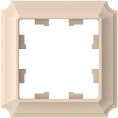 рамка 1-постовая Systeme Electric AtlasDesign Antique песочный - внешний вид