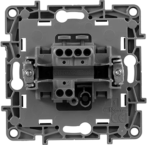 выключатель 1-клавишный Legrand Etika - вид с тыльной стороны