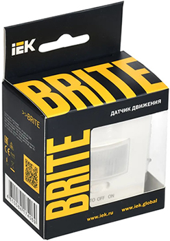датчик движения IEK ДС10-1-БрБ Brite - упаковка