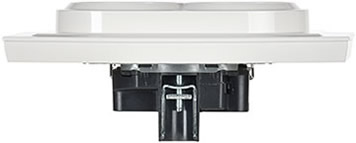 розетка 2-местная IEK РСш12-3-БрБ Brite - вид сбоку