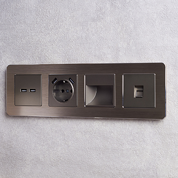 электроустановочные изделия IEK Brite - пример установки