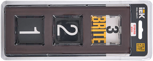 рамка 3-постовая IEK РУ-3-2-БрТБ Brite - упаковка