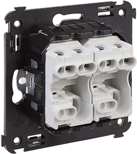 переключатель 2-клавишный DKC Avanti - вид сзади