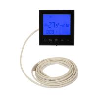 купить Терморегулятор теплого пола скрытая 16А программируемый черный Rexant WiFi сенсор в Самаре Терморегулятор теплого пола скрытая 16А программируемый черный Rexant WiFi сенсор