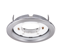 купить Светильник точечный GX53 круг хром матовый встраиваемый Jazzway в Самаре Светильник точечный GX53 круг хром матовый встраиваемый Jazzway