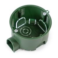 Коробка 68*45 круг бетон IP30 Промрукав со стык.узлами зеленый