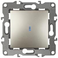 купить ЭРА12 шампань выключатель 1кл с подсветкой скрытая 10А IP20  в Самаре ЭРА12 шампань выключатель 1кл с подсветкой скрытая 10А IP20