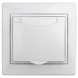 купить Плано розетка скрытая белый 1-мест заземление с крышкой IP20 в Самаре Плано розетка скрытая белый 1-мест заземление с крышкой IP20