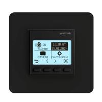 купить Терморегулятор теплого пола скрытая 16А программируемый черный Welrok  в Самаре Терморегулятор теплого пола скрытая 16А программируемый черный Welrok