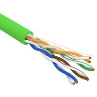 купить Кабель витая пара U/UTP, CAT 5e, нг(А)-LSLTx, 4х2х0,52мм, 24AWG, INDOOR, SOLID, зеленый, 305м REXANT в Самаре Кабель витая пара U/UTP, CAT 5e, нг(А)-LSLTx, 4х2х0,52мм, 24AWG, INDOOR, SOLID, зеленый, 305м REXANT