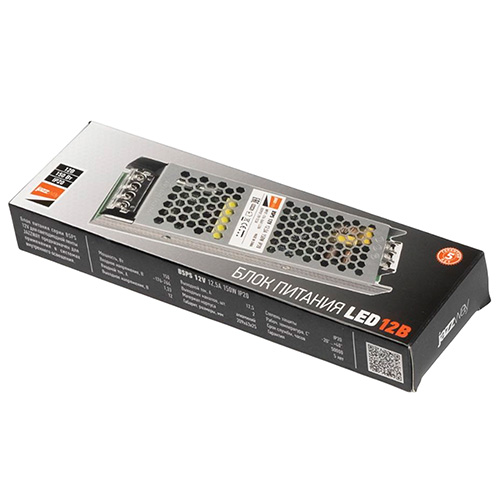 Блок питания 12В 150Вт IP20 Jazzway 
