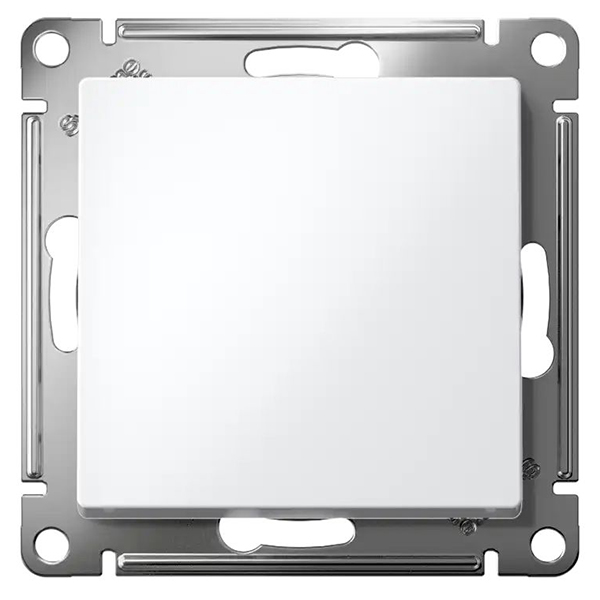 AtlasDesign белый механизм переключателя 1кл скрытая 10А IP20 быстрозажим.клем.  