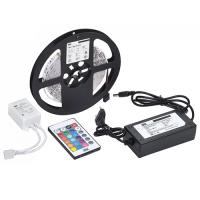 купить Лента свд 12В 14,4Вт/м 60свд/м RGB 5050 IP20 IEK 5м комплект в Самаре Лента свд 12В 14,4Вт/м 60свд/м RGB 5050 IP20 IEK 5м комплект