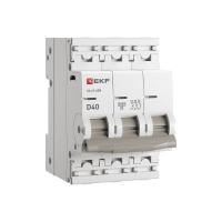 купить Автомат 3Р 40А D 4,5кА ВА47-63N EKF PROxima  в Самаре Автомат 3Р 40А D 4,5кА ВА47-63N EKF PROxima