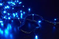 купить Гирлянда нить 12м синий 120свд с контроллером IP20 зеленый провод 8 режимов в Самаре Гирлянда нить 12м синий 120свд с контроллером IP20 зеленый провод 8 режимов