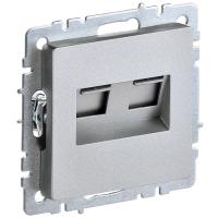Брайт алюминий розетка RJ45 скрытая 2-ая 