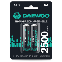 купить Аккумулятор AA(пальчик) 2500mAh 1,2В BL2 Daewoo в Самаре Аккумулятор AA(пальчик) 2500mAh 1,2В BL2 Daewoo