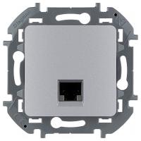 Инспириа алюминий розетка RJ45 8(8) скрытая 1-ая Cat6 UTP