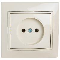 купить Мира бежевый розетка скрытая 1-мест IP20  в Самаре Мира бежевый розетка скрытая 1-мест IP20