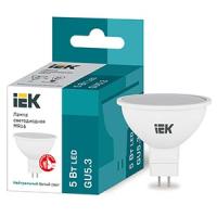 Лампа свд 220В GU5.3 5Вт 4000К 450лм MR16 IEK 