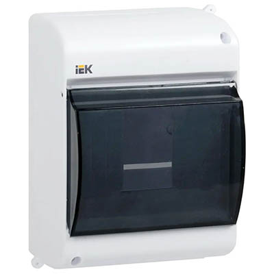 купить Бокс 4мод навесной белый прозрачная дверь IP30 КМПн IEK в Самаре Бокс 4мод навесной белый прозрачная дверь IP30 КМПн IEK