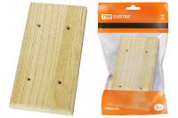 купить Накладка на бревно 95*195мм универсальная сосна TDM в Самаре Накладка на бревно 95*195мм универсальная сосна TDM