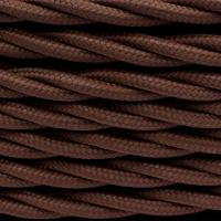 Ретро 3*1,5 коричневый провод витой BIRONI катушка /(150м)