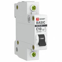 Автомат 1Р 10А C 4,5кА ВА47-29 EKF Basic 