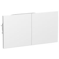 AtlasDesign лотос розетка скрытая 2-мест заземление с крышкой шторки IP20 