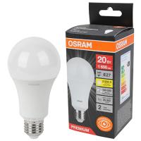 купить Лампа светодиодная 220В Е27 20Вт 3000К 1600лм стандарт A70 матовая Osram LED Value black в Самаре Лампа светодиодная 220В Е27 20Вт 3000К 1600лм стандарт A70 матовая Osram LED Value black