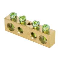 купить Шина нулевая 8*12 4групп без изолятора винтовой по центру EKF  в Самаре Шина нулевая 8*12 4групп без изолятора винтовой по центру EKF