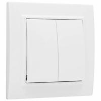 купить Минск белый выключатель 2кл скрытая 10А IP20  в Самаре Минск белый выключатель 2кл скрытая 10А IP20