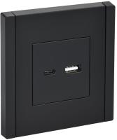 купить Фортепиано черный механизм USB A+C скрытая 2-ая 3,1А в Самаре Фортепиано черный механизм USB A+C скрытая 2-ая 3,1А
