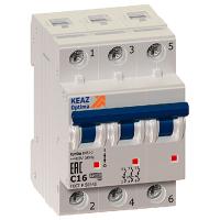 купить Автомат 3Р 16А C 6кА ВМ63 КЭАЗ OptiDin в Самаре Автомат 3Р 16А C 6кА ВМ63 КЭАЗ OptiDin