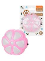 Ночник свд 0,5Вт розовый с выключателем Лютик