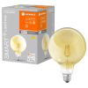 купить Лампа умная Е27 6Вт 2400К лм G125 золотистая диммер SMART+ в Самаре Лампа умная Е27 6Вт 2400К лм G125 золотистая диммер SMART+