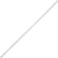 купить Шнур витой трехпрядный ПП 3мм 20м белый в Самаре Шнур витой трехпрядный ПП 3мм 20м белый