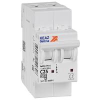 Автомат 2Р 25А C 4,5кА ВМ63 КЭАЗ OptiDin 