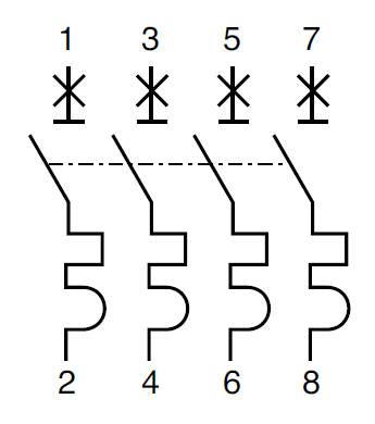 Автомат 4Р 40А C 6кА S9FN Systeme Electric Systeme9 
